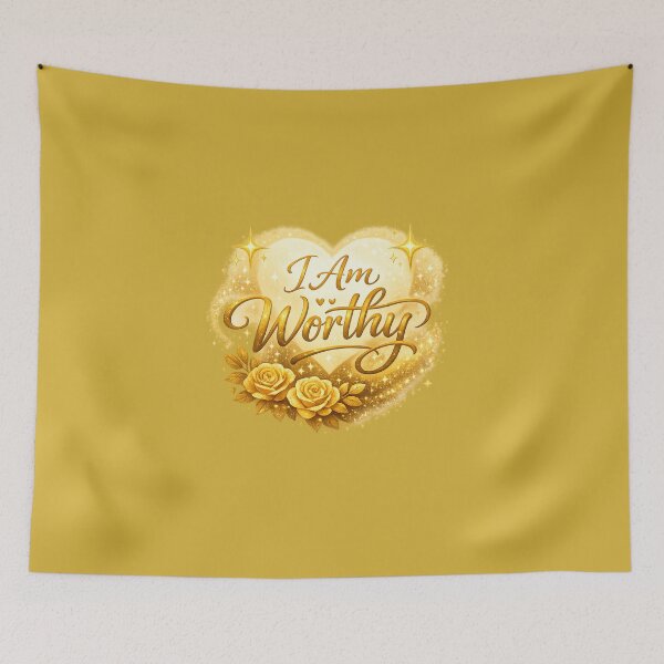 Item preview, I Am Worthy Self Love Affirmation designed and sold by hutofdesigns.