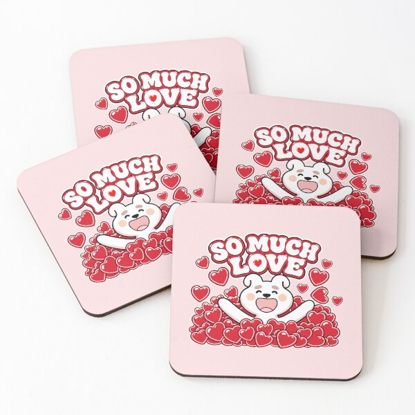 Item preview, Hoppang and So Much Love Valentine Hearts designed and sold by tongstudio.