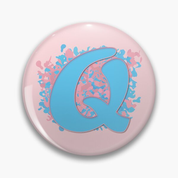Aperçu de l'œuvre Lettre Q de Trans, La lettre Q de Trans créée et vendue par CharlottePlaceArt.