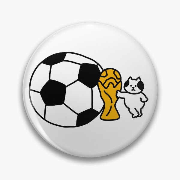 Item preview, a Cat with a soccer ball designed and sold by superbaechoo.