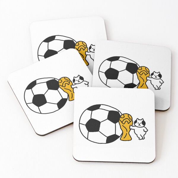 Item preview, a Cat with a soccer ball designed and sold by superbaechoo.