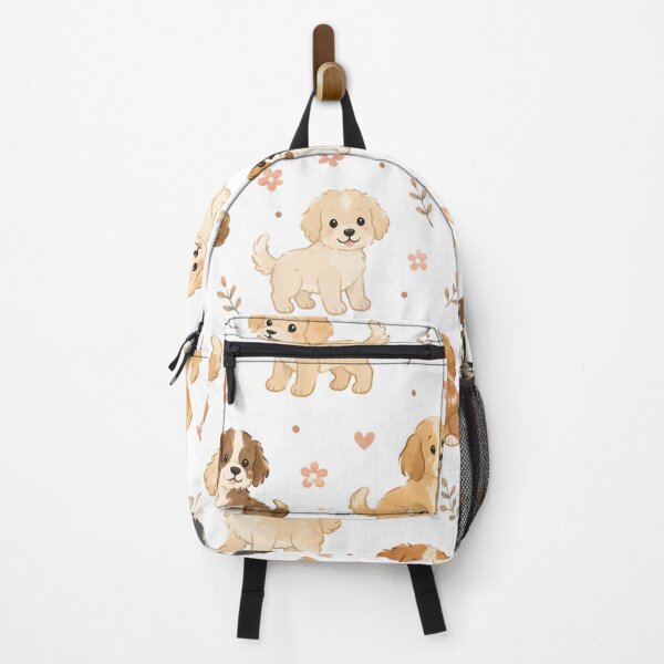 Item preview, Cute Dog Pattern – Kawaii Puppy Seamless Design designed and sold by Seculinator.