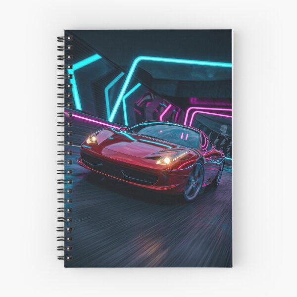 Item preview, Neon Synthwave Exotic Sports Car Illustration For Auto Enthusiasts designed and sold by RevUpDesign.