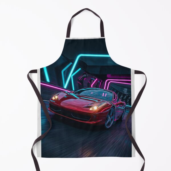 Item preview, Neon Synthwave Exotic Sports Car Illustration For Auto Enthusiasts designed and sold by RevUpDesign.