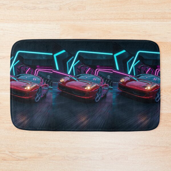 Item preview, Neon Synthwave Exotic Sports Car Illustration For Auto Enthusiasts designed and sold by RevUpDesign.