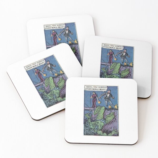 Item preview, Hideous Other-World Beast Vintage Pre-Code Horror Comic Graphic designed and sold by Lilith.3x313 Vault.