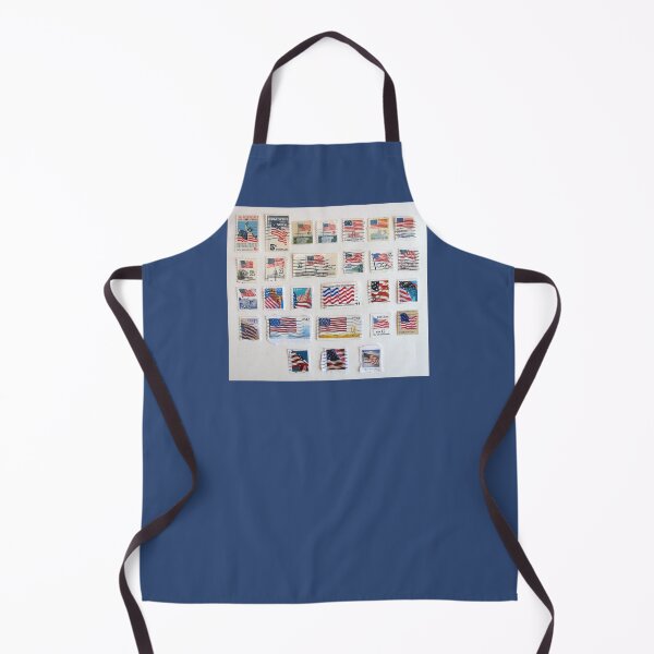 Item preview, USA Flag Postage Stamps designed and sold by collageDP.