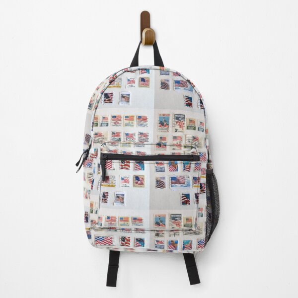 Item preview, USA Flag Postage Stamps designed and sold by collageDP.