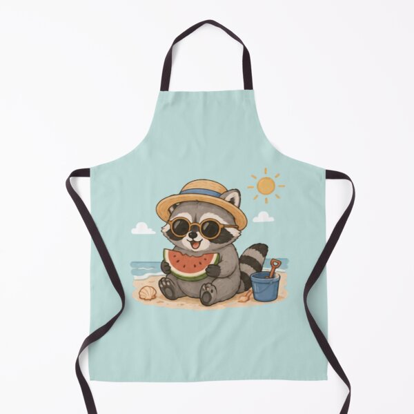 Item preview, Cute Summertime Racoon designed and sold by MellowMunchkins.