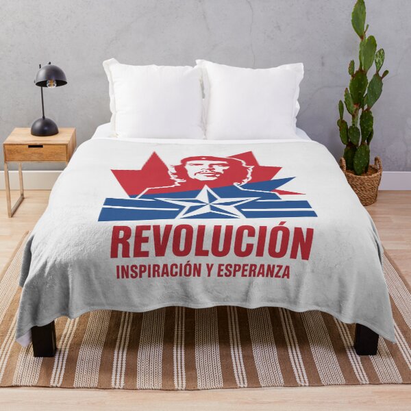 Item preview, Retro Cuban Poster Style  – Red, Blue & White Graphic Design designed and sold by paulo silveira.