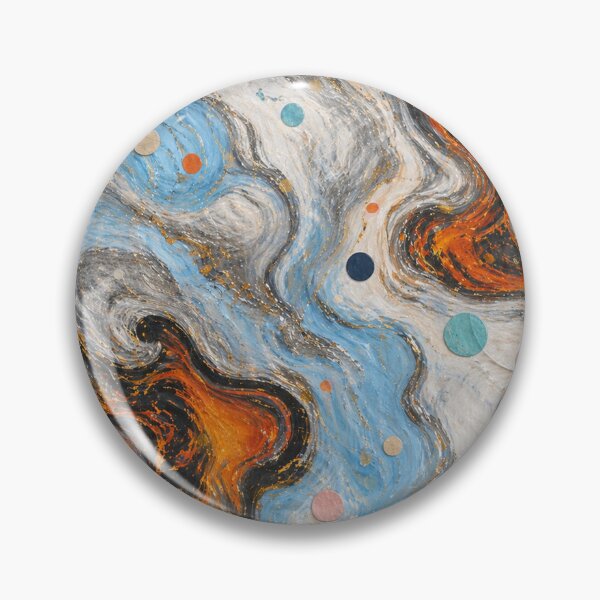 Item preview, Cosmic marble swirls and metallic dots designed and sold by annenambiro.