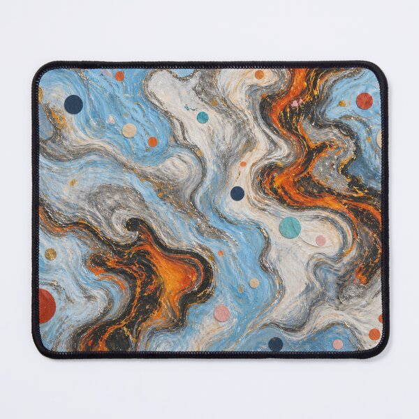 Item preview, Cosmic marble swirls and metallic dots designed and sold by annenambiro.
