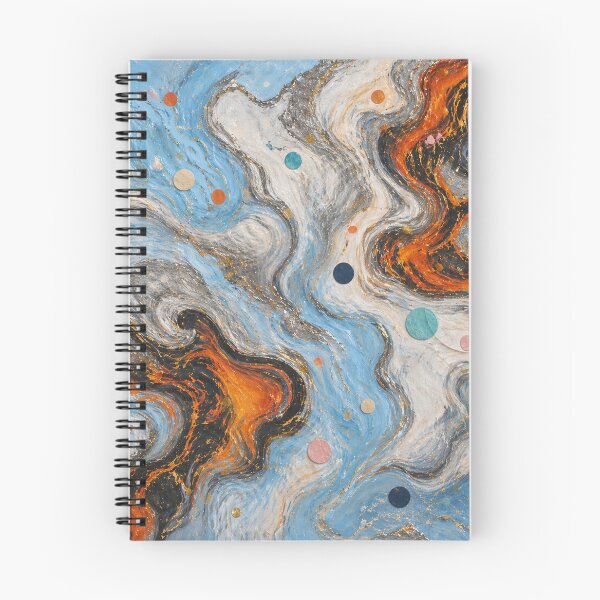 Item preview, Cosmic marble swirls and metallic dots designed and sold by annenambiro.