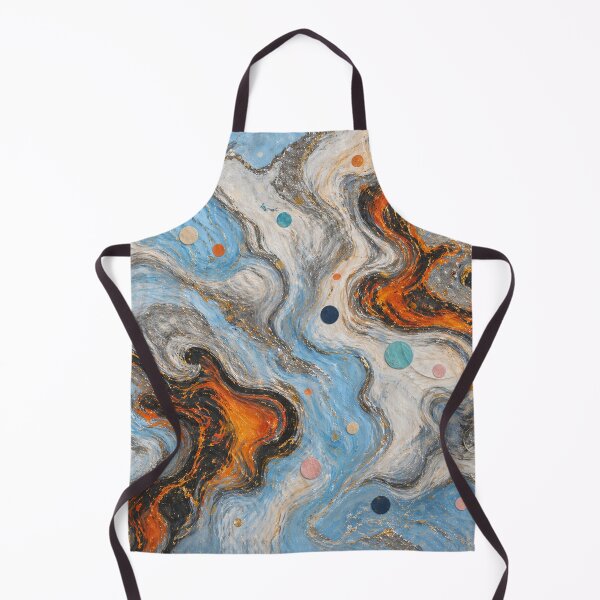Item preview, Cosmic marble swirls and metallic dots designed and sold by annenambiro.