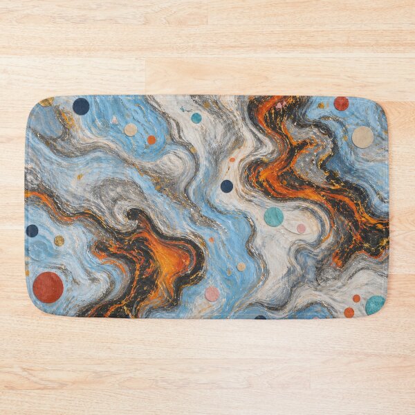 Item preview, Cosmic marble swirls and metallic dots designed and sold by annenambiro.
