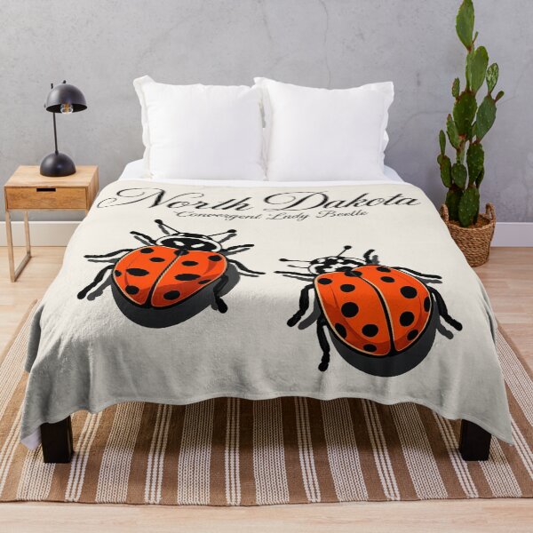 Item preview, North Dakota Convergent Lady Beetle Retro State Insect designed and sold by The-Drip-Studio.