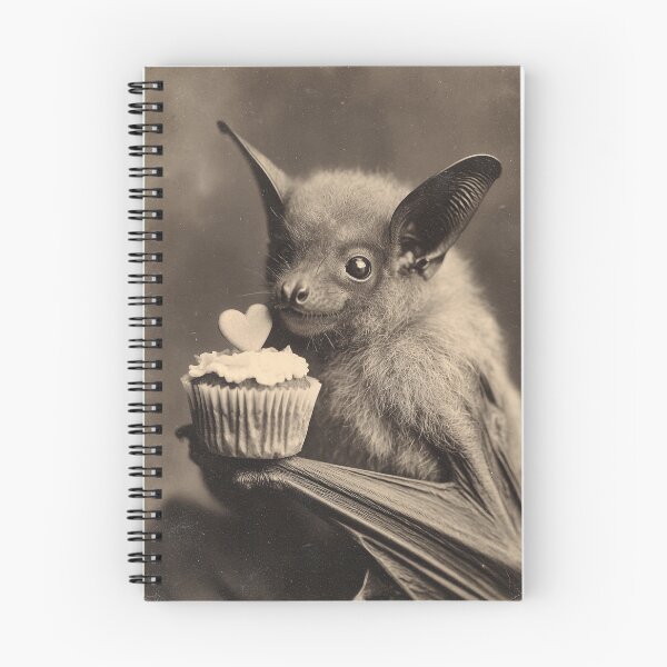 Item preview, Bat with Valentine Cupcake designed and sold by SpecInkStudio.
