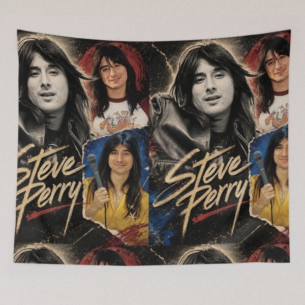 Item preview, Steve Perry Gold Script & Rock Dreams  designed and sold by oliviafowlerart.