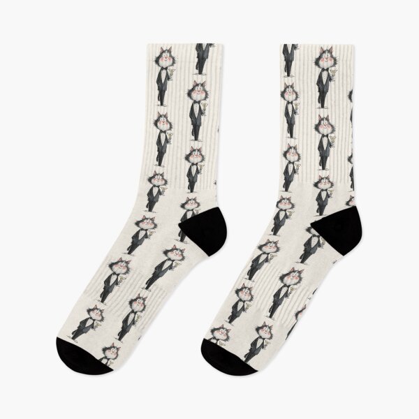 Item preview, Tuxedo Cat Martini Fancy Gentleman Cat Art designed and sold by PixelQ.