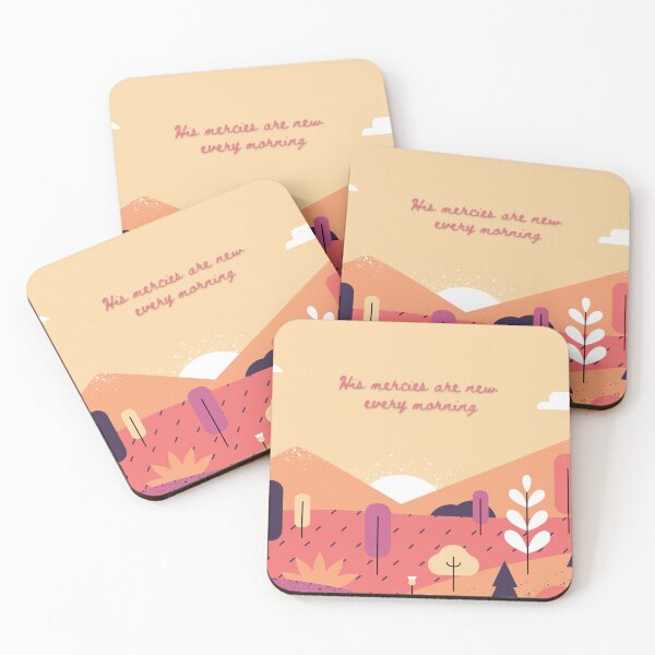 Item preview, Sunrise His mercies are new every morning designed and sold by Faith-and-Frost.