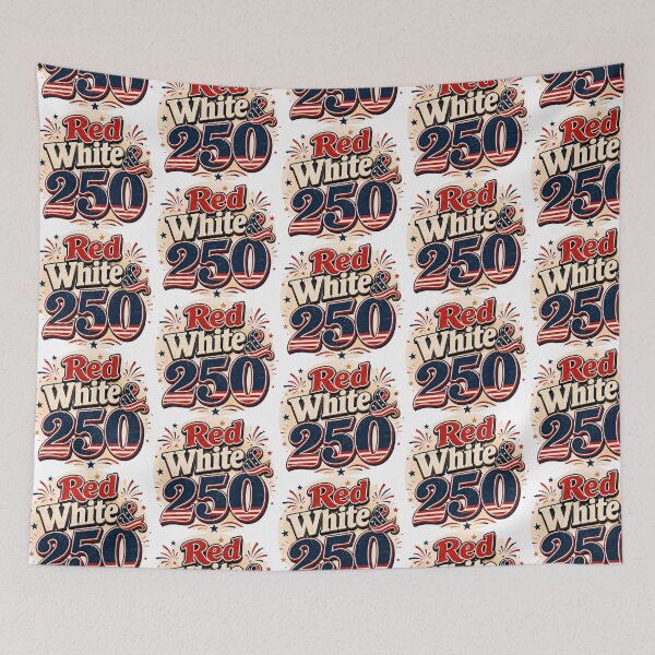 Item preview, Red, White & 250 - 2 designed and sold by vsartmaking.