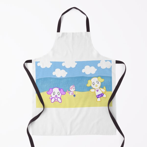 Item preview, KawaiiDOGGOS - ”on the beach” print designed and sold by KawaiiDOGGOS(byL) & More.