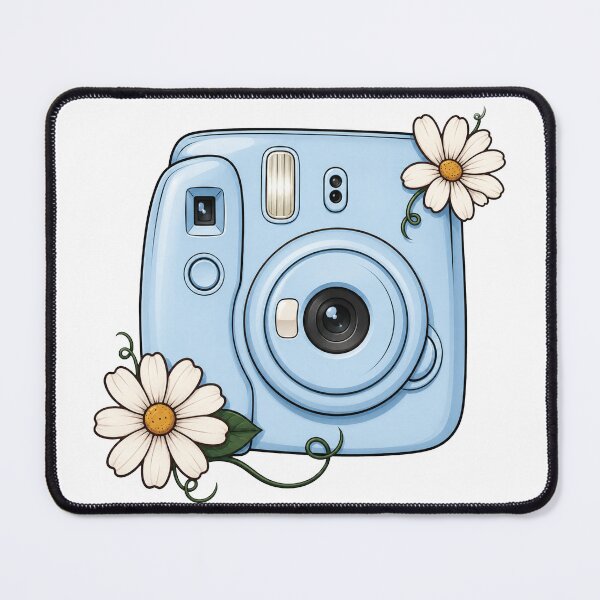 Item preview, Cute Floral Instant Camera Illustration designed and sold by myJPEG.