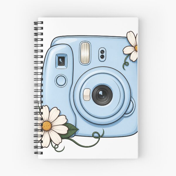 Item preview, Cute Floral Instant Camera Illustration designed and sold by myJPEG.