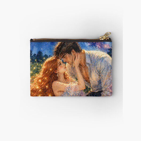 Item preview, Starry Night Romance – Cosmic Love Watercolor Art designed and sold by MagicMood Creations.