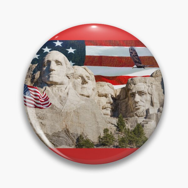 Item preview, Mount Rushmore America Flag designed and sold by mljdwhite.