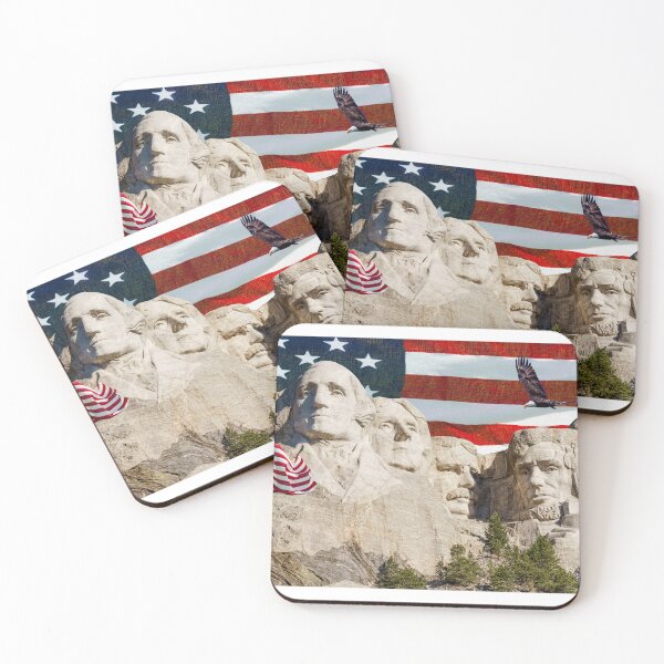 Item preview, Mount Rushmore America Flag designed and sold by mljdwhite.