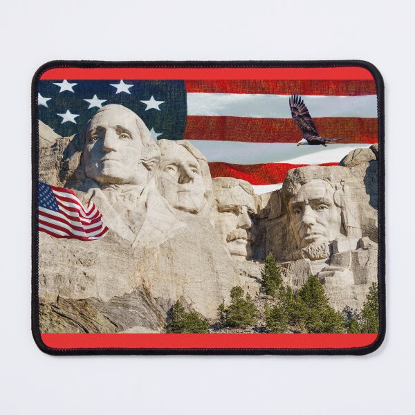 Item preview, Mount Rushmore America Flag designed and sold by mljdwhite.