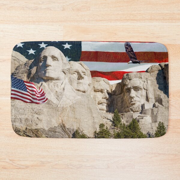 Item preview, Mount Rushmore America Flag designed and sold by mljdwhite.