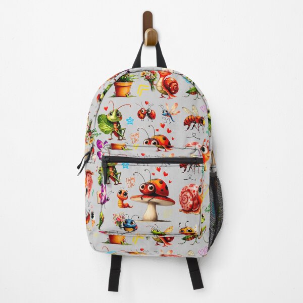 Item preview, Kawaii Garden Bugs - Cute Garden Insects designed and sold by Doodle-Bloom.