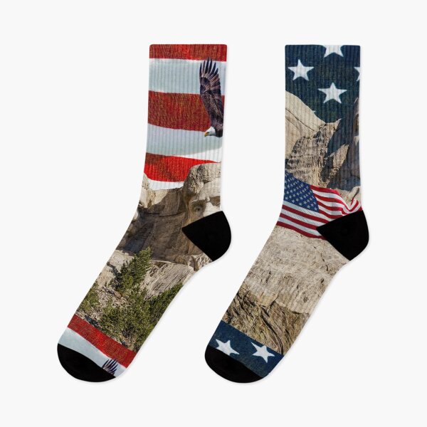 Item preview, Mount Rushmore America Flag designed and sold by mljdwhite.