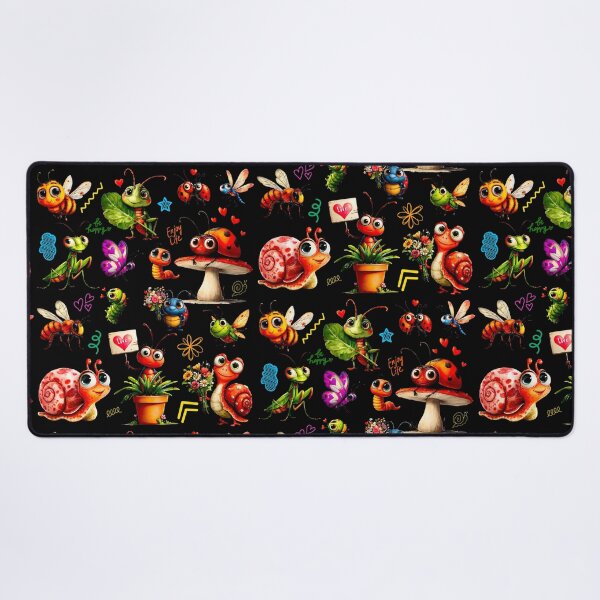Item preview, Kawaii Garden Bugs - Cute Garden Insects designed and sold by Doodle-Bloom.