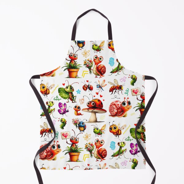 Item preview, Kawaii Garden Bugs - Cute Garden Insects designed and sold by Doodle-Bloom.