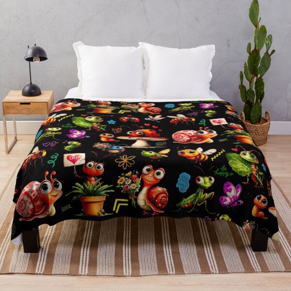 Item preview, Kawaii Garden Bugs - Cute Garden Insects designed and sold by Doodle-Bloom.