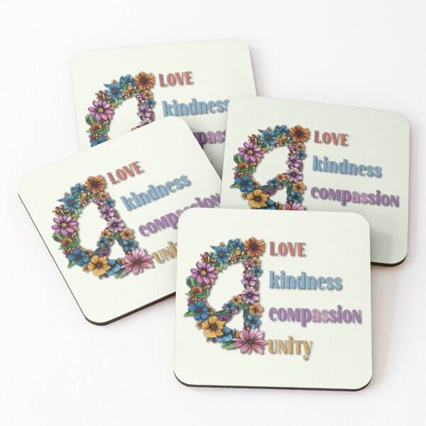 Item preview, Love Kindness Compassion Unity designed and sold by Aise06.