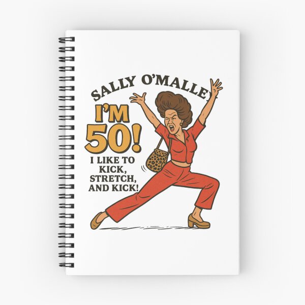 Item preview, Sally OMalley Fifty Kicks Poster Design Today Graphic designed and sold by BrendaMYee.