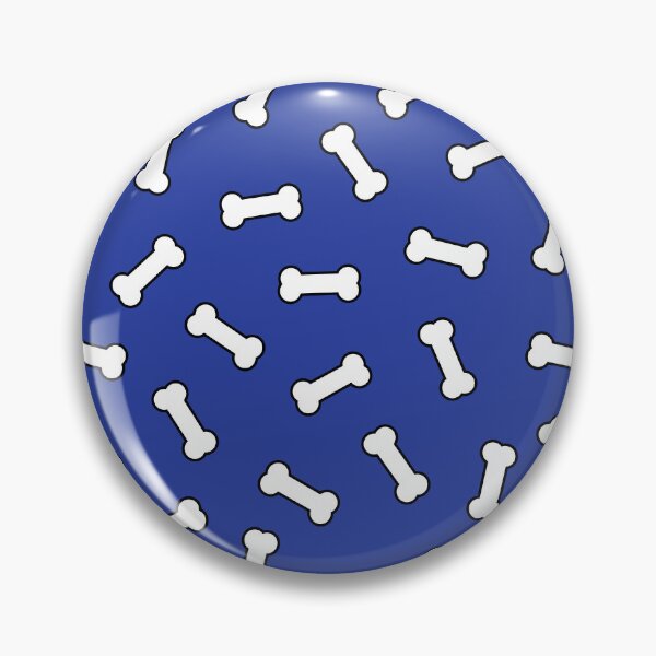 Item preview, Dog Bone Blue and White Cartoon Pattern designed and sold by CreativeTwins.