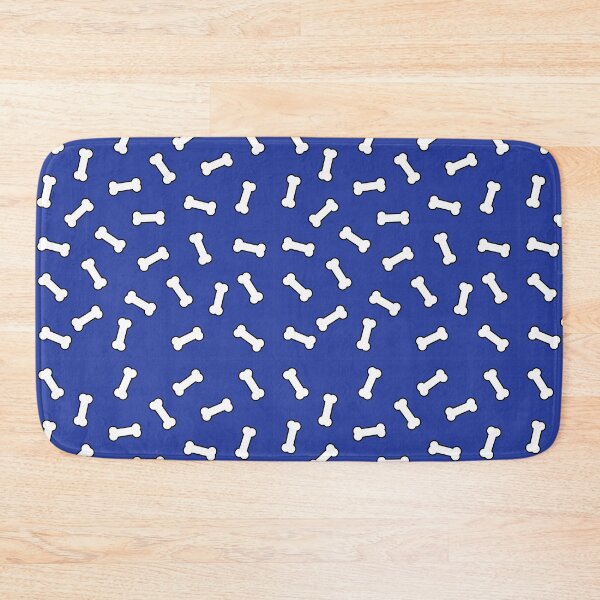 Item preview, Dog Bone Blue and White Cartoon Pattern designed and sold by CreativeTwins.