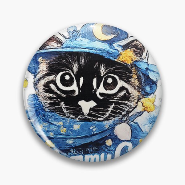 Item preview, Mommy Cat Wizard Sticker | Cute Magical Kitten in Blue Witch Hat | Kawaii Fantasy Cat Lover Artwork designed and sold by myteesmypassion.