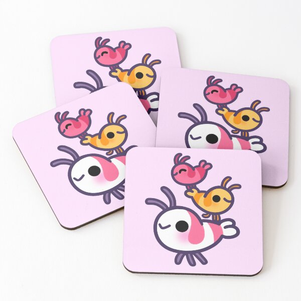 Item preview, Shy Shrimp pattern - pink designed and sold by pikaole.