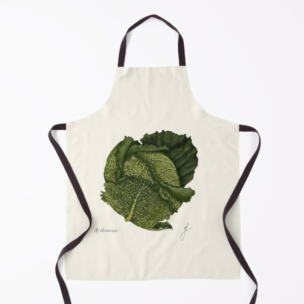 Item preview, Savoy Cabbage Botanical Print - Brassica Kitchen Vegetable Art designed and sold by Fiurdelin.