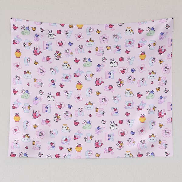 Item preview, Shy Shrimp pattern - pink designed and sold by pikaole.