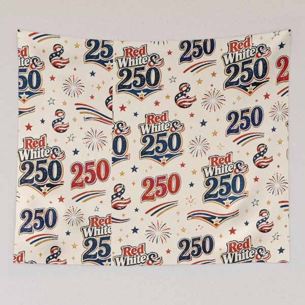 Item preview, Red, White & 250 - 5 designed and sold by vsartmaking.