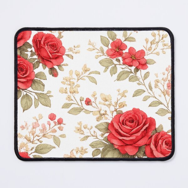 Item preview, Elegant Red Rose Pattern – Romantic Floral Aesthetic designed and sold by Seculinator.