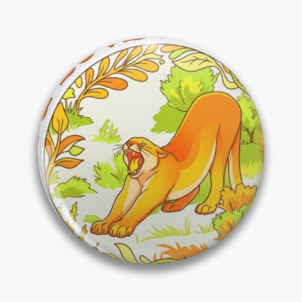 Item preview, Wild & Free: Vibrant Stretching Cougar Vector Design designed and sold by BLUESKY11a.