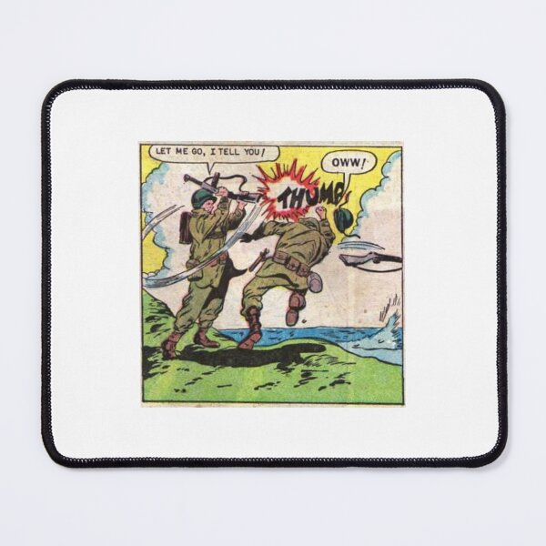 Item preview, Vintage Military War Comic Battlefield Fight Retro Pulp Action Panel designed and sold by Lilith.3x313 Vault.